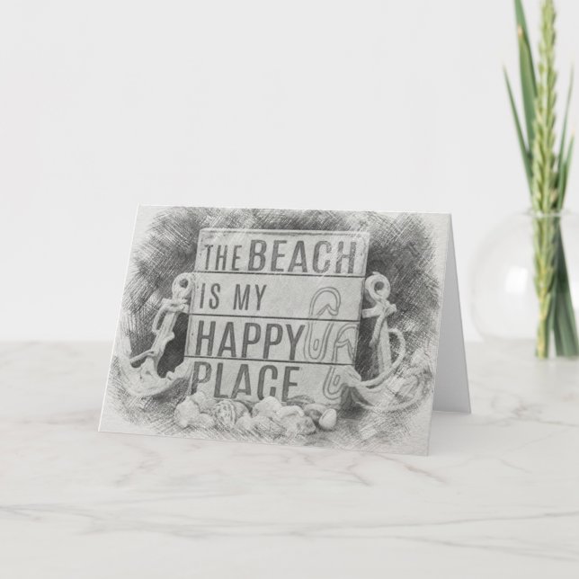 The Beach Card (Front)