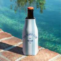The Beach Club Crest Blue Cabana Stripe