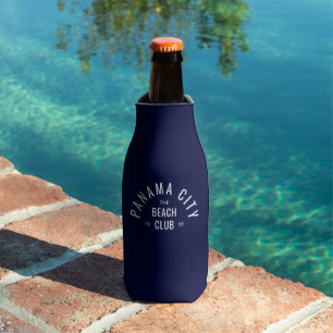 The Beach Club Deep Blue Personalised Destination  Bottle Cooler