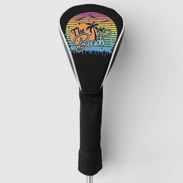 The Beach Golf Head Cover (Front)