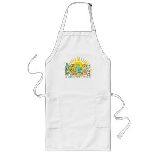 The Beach Is Calling Sunset Long Apron