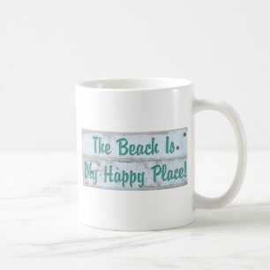 The Beach is My Happy Place Coffee Mug