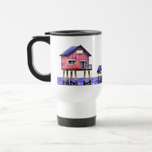 The Beach is my Happy Place Travel Mug