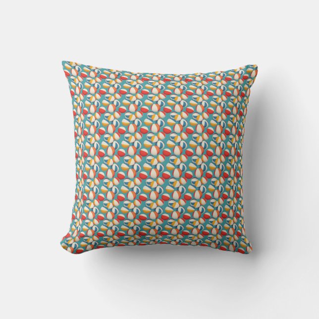 The Beach Is Where Worries Fade Away Cushion (Front)