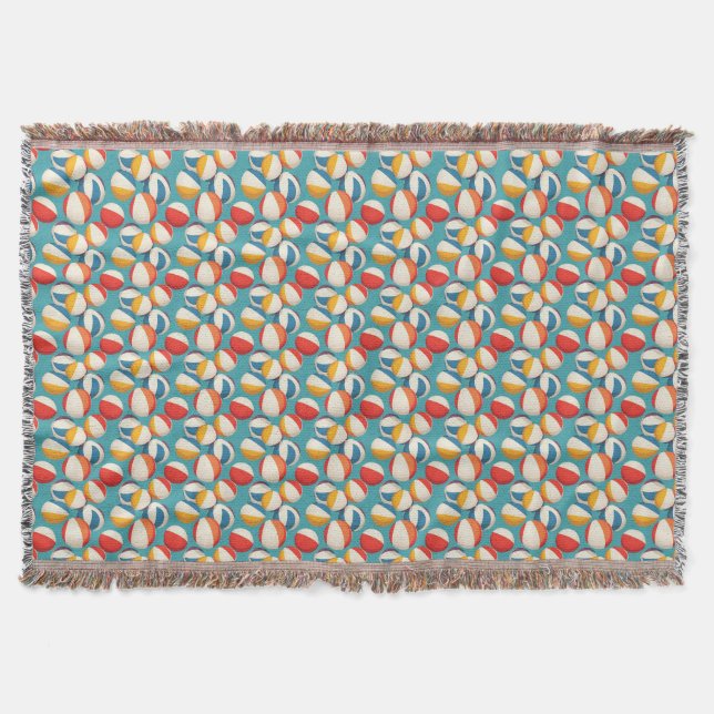 The Beach Is Where Worries Fade Away Throw Blanket (Front)