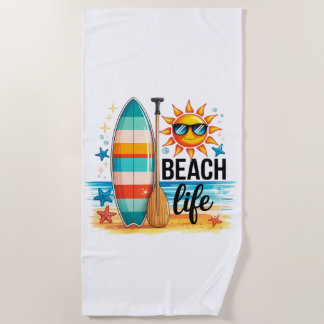 The Beach Life  Beach Towel