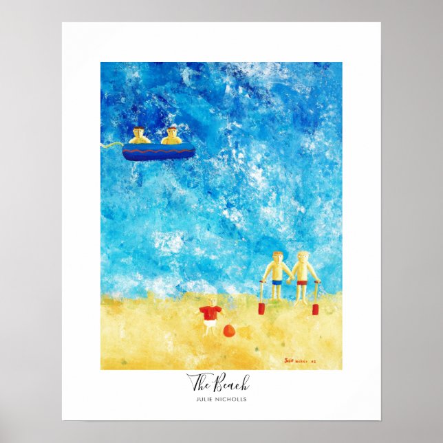 The Beach Painting Poster (Front)