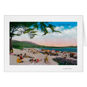 The Beach Scene at Carmel, California