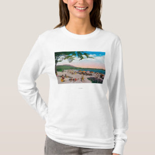 The Beach Scene at Carmel, California T-Shirt
