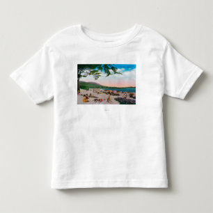 The Beach Scene at Carmel, California Toddler T-Shirt