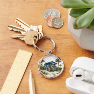 The Beach Shack - Home at the Beach Key Ring