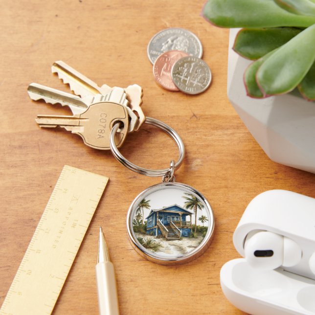 The Beach Shack - Home at the Beach Key Ring (Desk)