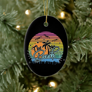 The Beach, Summer 2023 Ceramic Tree Decoration