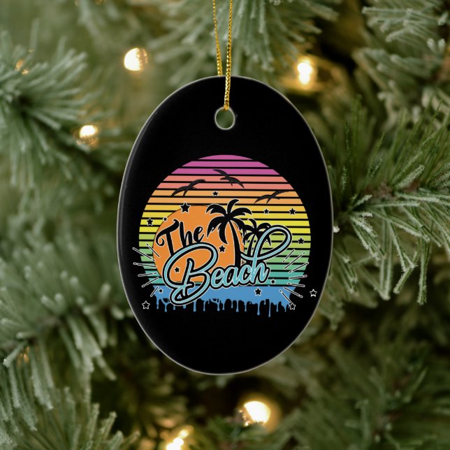 The Beach, Summer 2023 Ceramic Tree Decoration (Tree)