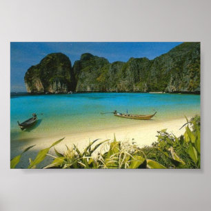"The Beach" Thailand Poster