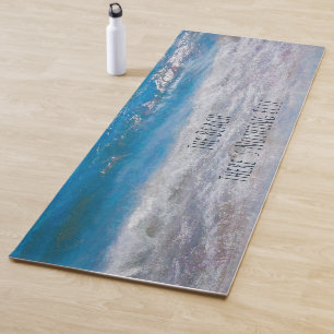 The Beach, There's Nothing Else Photograph Painted Yoga Mat
