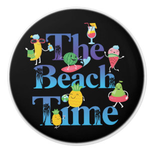 The Beach Time Ceramic Knob