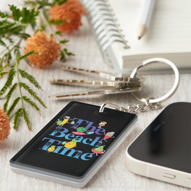 The Beach Time Key Ring (Front Right)