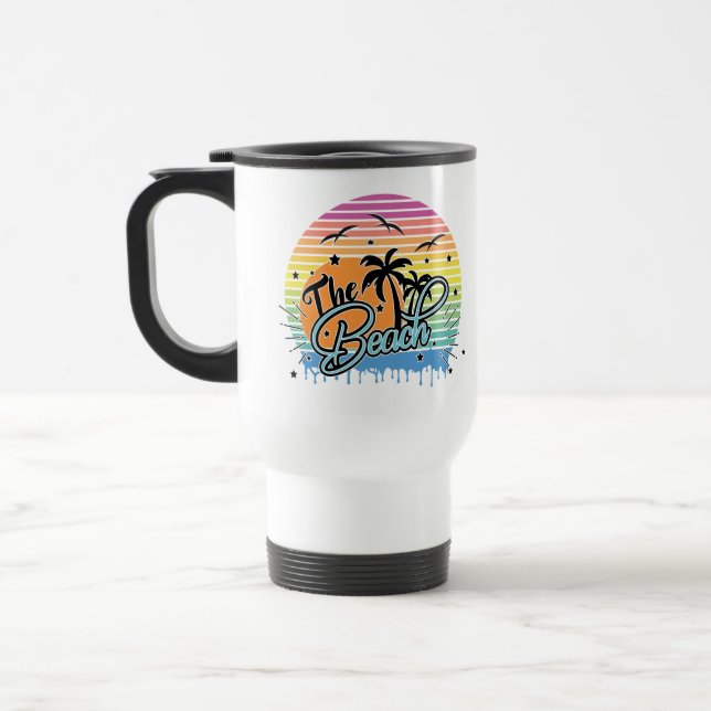 The Beach Travel Mug (Left)