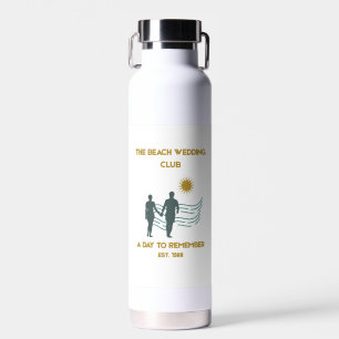 The Beach Wedding Club Luxury Water Bottle