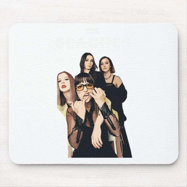 The Beache's Band Artwork Sticker  Mouse Mat (Front)