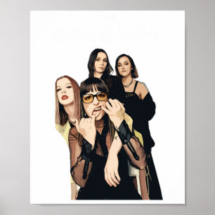 The Beache's Band Artwork Sticker Poster