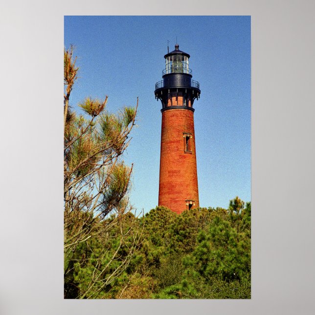 The Beacon of Currituck Beach Poster (Front)