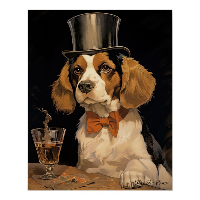 The Beagle Dog 003 - Odessa Leyendecker Poster (Front)