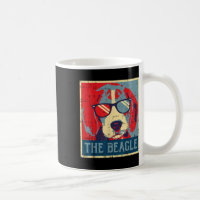 The Beagle Obama Poster Vintage Animal Pet Hound D