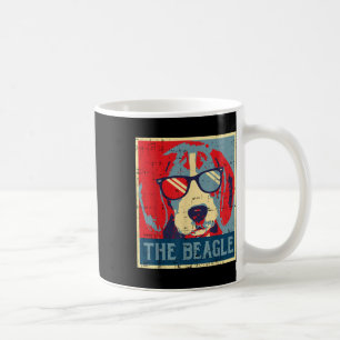 The Beagle Obama Poster Vintage Animal Pet Hound D Coffee Mug