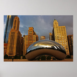 The Bean in Chicago Poster