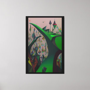 The Beanstalk - Ken Gauge Art Canvas Print