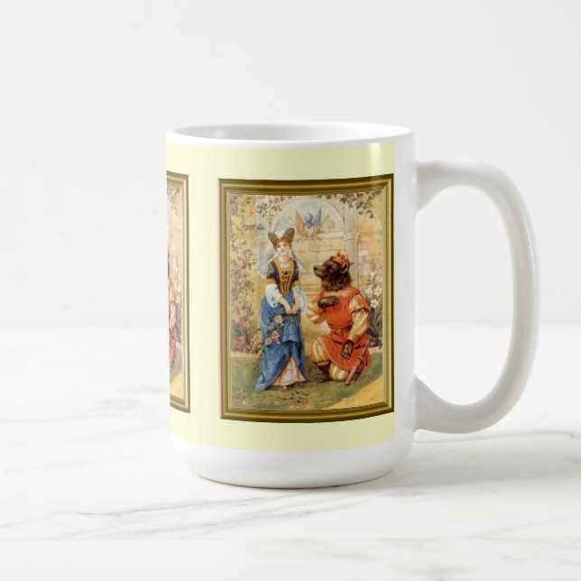 The bear and the princess coffee mug (Right)