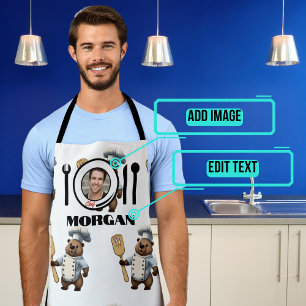 The Bear Chef Men's Apron