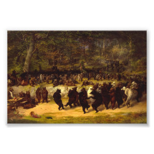 The Bear Dance by William Holbrook Beard Photo Print