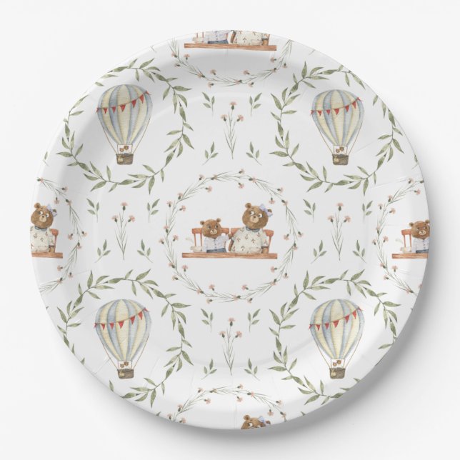 The Bear Family Paper Plate (Front)