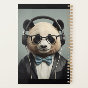 the bear listening to music planner