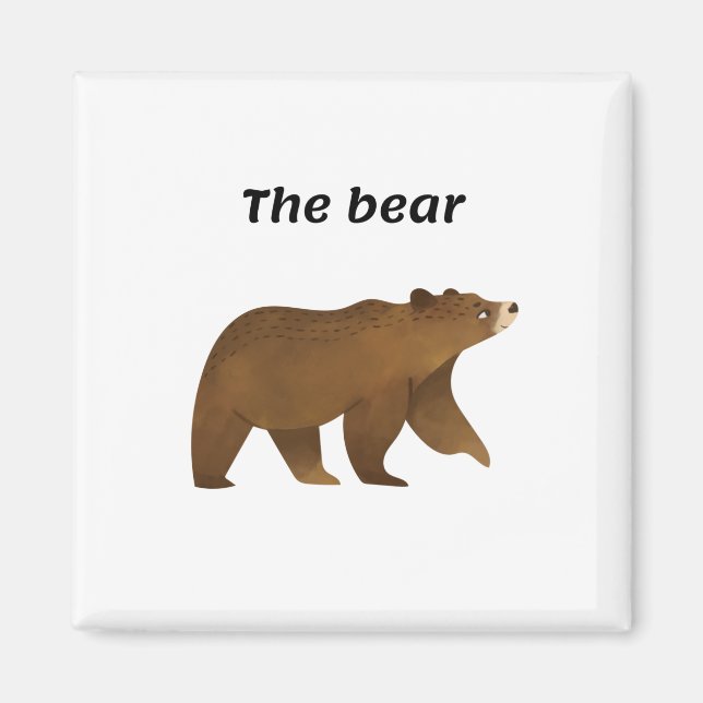 The bear magnet (Front)