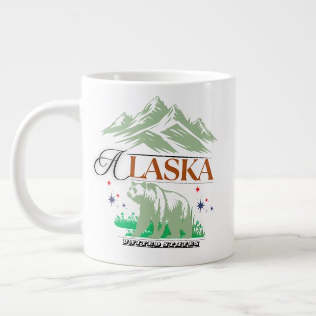 The Bear of Alaska – Adventure Coffee Mug (Left)