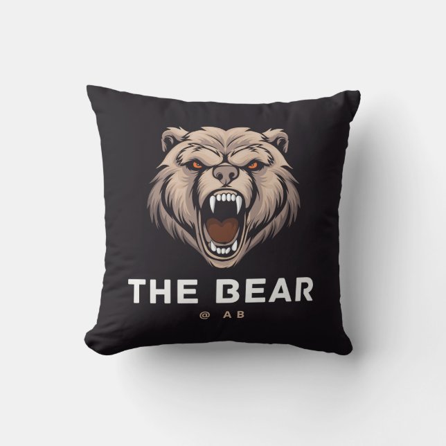 the bear pillow design (Front)