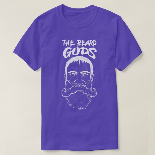 The Beard Gods Beard Lovers Dont Shave Funny Beard T-Shirt (Design Front)