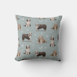 The Bearded Collie Dog Cushion