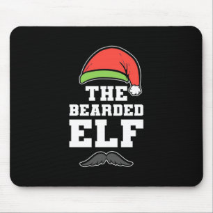 The Bearded Elf Christmas Mouse Mat
