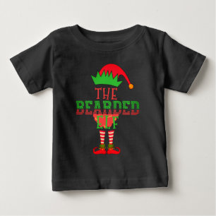 The Bearded Elf Family Matching Christmas Pajama T Baby T-Shirt