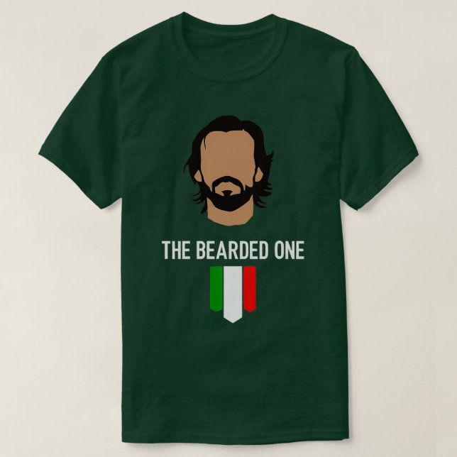 The bearded one pirlo T-Shirt (Design Front)