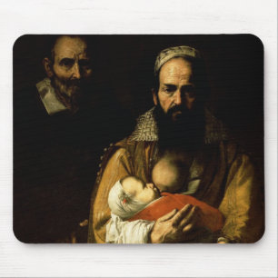 The Bearded Woman Breastfeeding, 1631 Mouse Mat