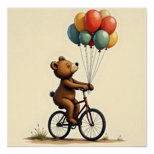 The Bear's Joyful Ride Poster