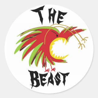 The Beast Classic Round Sticker