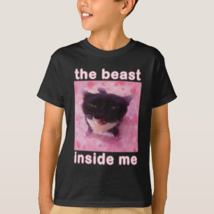 The Beast Inside Me Cat Funny T-Shirt