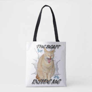 The Beast Inside Me funny meme bag